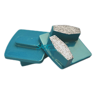 Redi Lock Double Hexagon Segment Diamond Rinding Shoes for Concrete