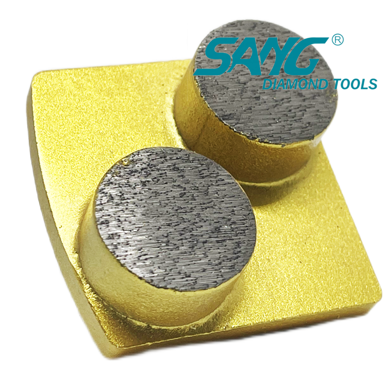 Redi Lock Double Round Screpments 30 أدوات طحن الماس الحصباء لأحذية طحن الخرسانة