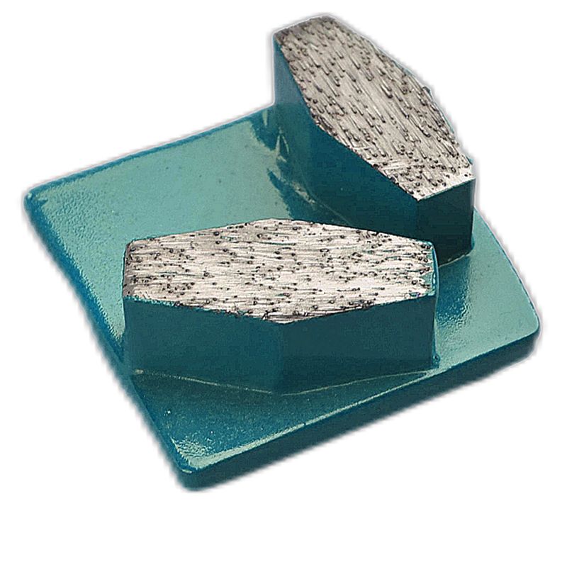 Redi Lock Double Hexagon Segment Diamond Rinding Shoes for Concrete