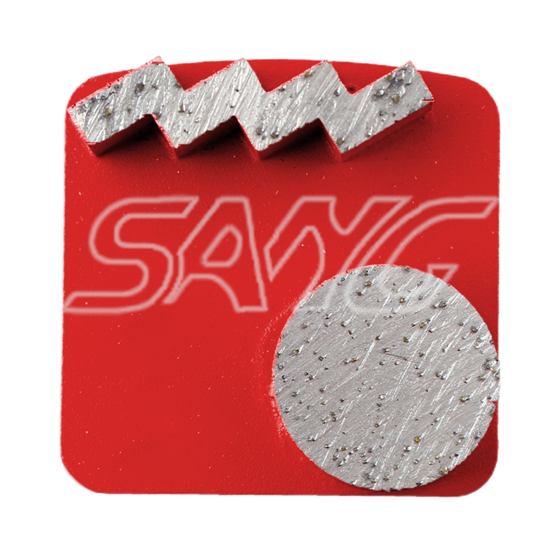 Redi Lock Medium Bond Pond Diamond Marriding Tools with Double Sepments Cashivive Prasning Disc