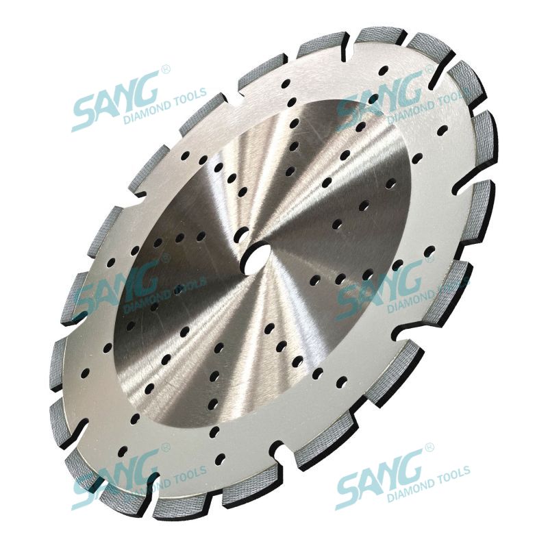 Arrey Pattern Arix Laser Lamed 14 بوصة 350 مم شفرة المنشار الماسي المتميز للخرسانة والطوب والكتل والبناء الجاف أو الرطب