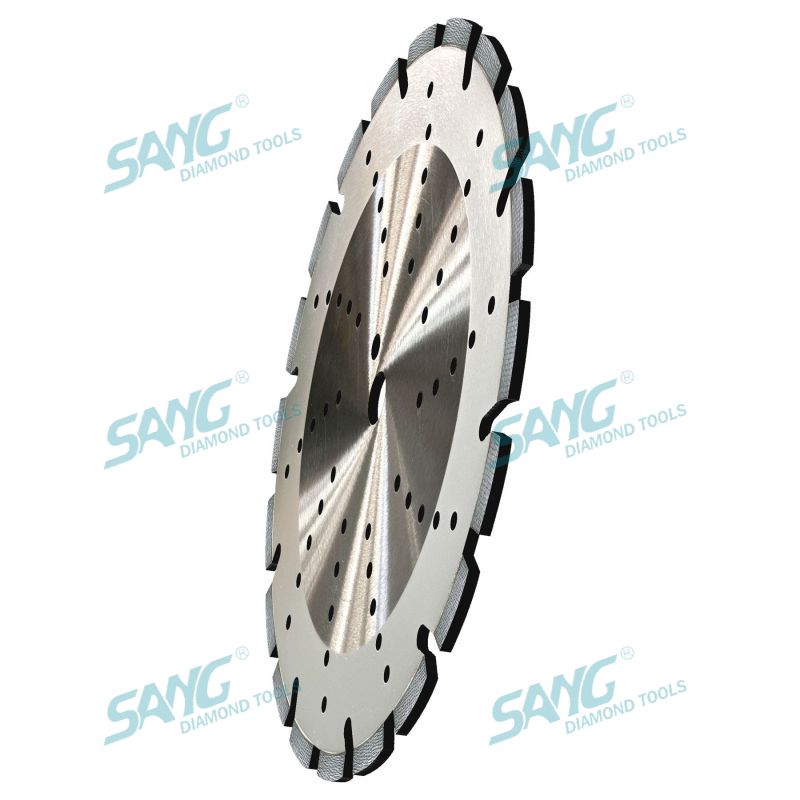 Arrey Pattern Arix Laser Lamed 14 بوصة 350 مم شفرة المنشار الماسي المتميز للخرسانة والطوب والكتل والبناء الجاف أو الرطب