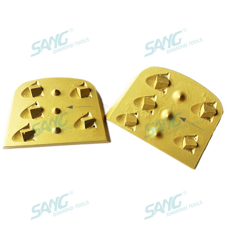 ربع PCD Lavina Edco Diamond الطحن كتلة كاشفة لتجميع الطلاء الايبوكسي الأرضية الخرسانية