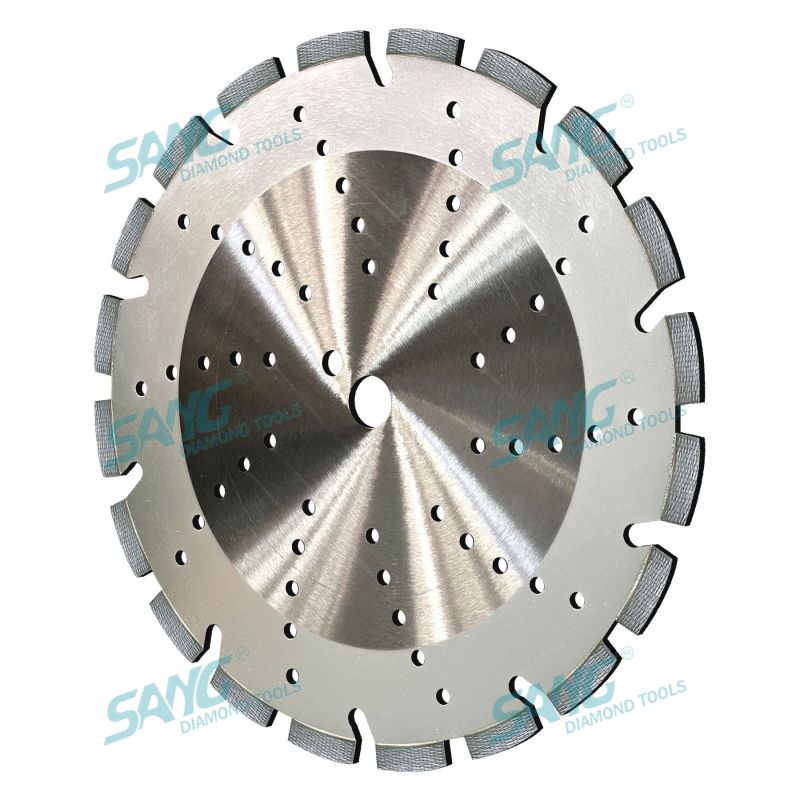 Arrey Pattern Arix Laser Lamed 14 بوصة 350 مم شفرة المنشار الماسي المتميز للخرسانة والطوب والكتل والبناء الجاف أو الرطب