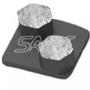 Redi Lock Diamond Diamond Concrete Pad Pad Tools أحذية طحن الماس لآلة طاحونة Husqvarn Floor